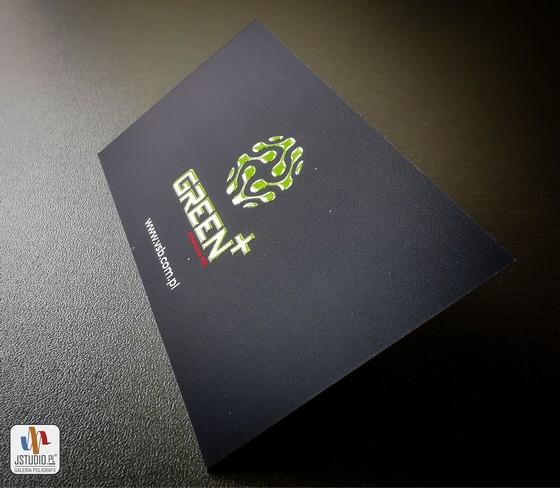 wizytówki z wypukłym logo Wizytówki ekskluzywne z błyszczącym wypukłym logo wyczuwalnym